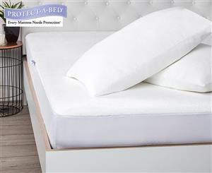 Protect-A-Bed Plush Mattress Protector & Bonus Pillow Protector