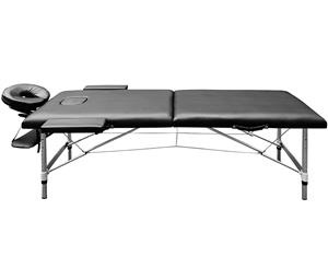 RelaxPro 70CM Massage Table 2 Fold Portable Aluminium Beauty Bed Therapy Waxing