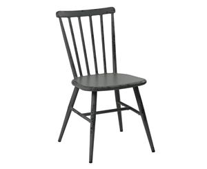 Replica Windsor Stackable Outdoor Dining Chair In Antique Grey - Antique Grey - Outdoor Aluminium Chairs