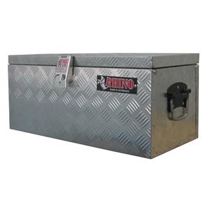 Rhino 610 x 280 x 270mm Aluminium Checkerplate Tool Box
