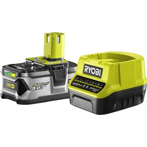 Ryobi 18V ONE+ 5.0Ah Battery And Charger Combo Kit