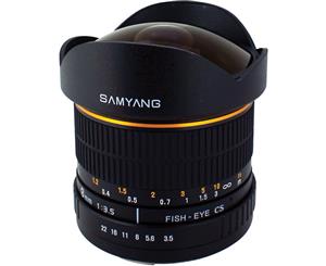 Samyang 8mm f/3.5 UMC II Fisheye Lens for Nikon F-Mount