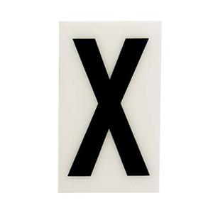 Sandleford 60 x 35mm White Self Adhesive Letter X