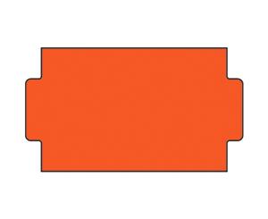 Sato Nor B Adhesive Peel Labels Box (12 Rolls) (Orange) - SG15850