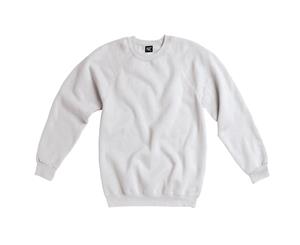 Sg Kids Raglan Sleeve Crew Neck Sweatshirt (White) - BC1071