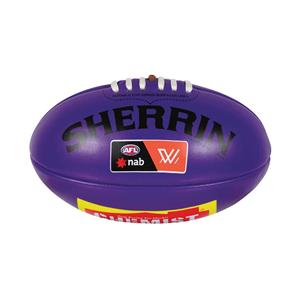 Sherrin AFLW Mini Replica Game Ball Purple 3