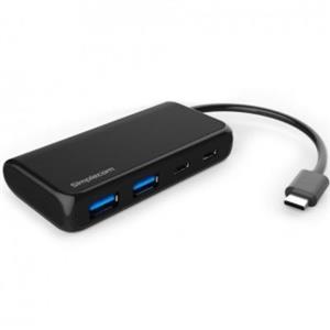 Simplecom CH381 Black 4-Port USB3.1 (Gen1) HUB (2 x USB-A 2 x USB-C) (Without Power Adapter)