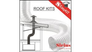 Sirius 150mm Easy Tiled Roof Ducting Kit