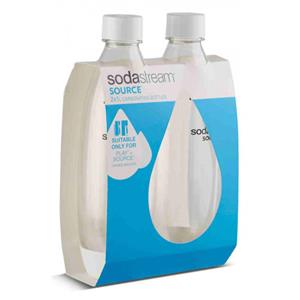 SodaStream - Fuse 1L Bottles - (Twin Pack - White)