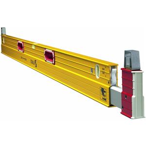 Stabila Extendable 213cm -376cm Level Box Sect. 3Vial Ribbed