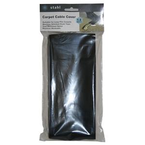 Stahl 1.8m Black Tear Resist Hook And Loop Cable Cover