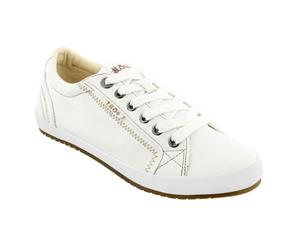 Taos Star White Canvas Sneakers