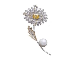 The Flower Dresses Brooch Pin