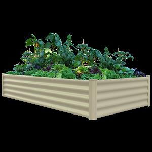The Organic Garden Co 200 x 100 x 41cm Raised Rectangle Garden Bed - Paperbark