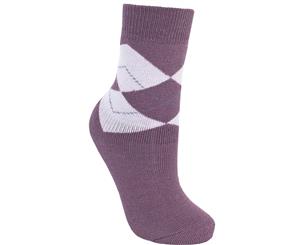 Trespass Womens/Ladies Deserve Patterned Walking Socks (1 Pair) (Heather) - TP3221