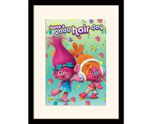 Trolls - Have a Good Hair Day Mounted & Framed 30 x 40cm Print