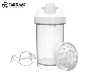 Twistshake Crawler Cup 300mL Baby Bottle - White