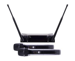 UHF203E DOSS Dual Ch UHF Pll Mic System Kit Wireless 654-694Mhz Convenient Multi-Channel Selector DUAL CH UHF PLL MIC SYSTEM KIT