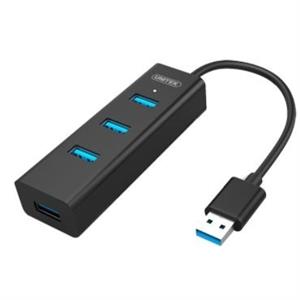 UniTek (Y-3089) USB 3.0 4-Port Hub Black (Without Power Adapter)