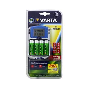 Varta AA/AAA LCD Battery Charger With 4 AA Rechargable Batteries