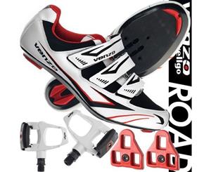 Venzo Road Bike For Shimano SPD SL Look Cycling Bicycle Shoes & Pedals