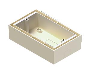 WB50SW AUDAC White Surface Mount Box For Mwx65 Control SuitsDw5066 Mwx65 and Wp523. WHITE SURFACE MOUNT BOX
