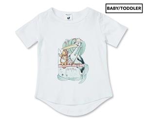 Walnut Melbourne X MG Baby Frankie Placement Tee / T-shirt / Tshirt - Fishing