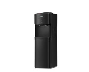 Water Cooler Dispenser Freestanding Chiller Bottle Stand Hot Cold Dual Taps Office Kitchen Household Black