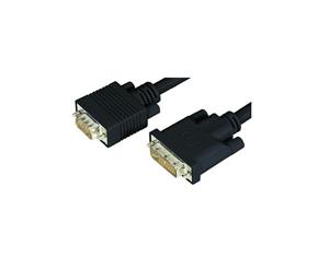 Wicked Wired 2m DVI-A Male To HD15 15Pin Male VGA Cable
