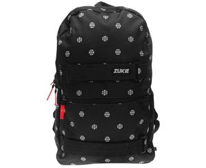 Zukie Men Skateboard Strap Backpack Bag Mens - Black
