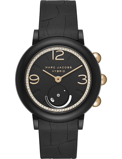 Marc Jacobs Riley Black Hybrid Smartwatch