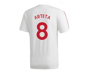 2019-2020 Arsenal Adidas Training Tee (White) (Arteta 8)