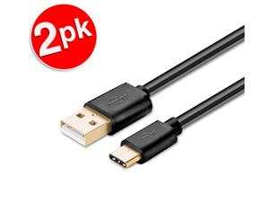 2PK Sansai 1.2m USB Type C to USB Charge/Sync Cable for Apple MacBook/Chromebook