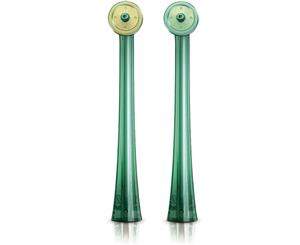 2pc Philips HX8012 Sonicare AirFloss Interdental Nozzle Replacements Floss Green