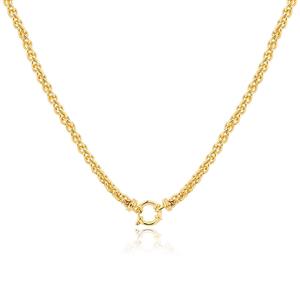 45cm (18") Hollow Wheat Chain in 10ct Yellow Gold