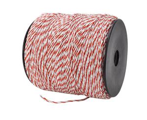 500M White&Red Electric Livestock Fence Wire Stainless Steel Conductive Rope