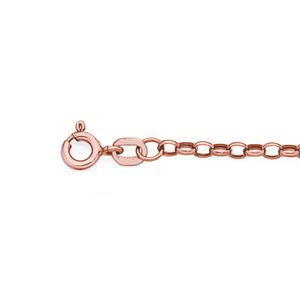 9ct Rose Gold 45cm Oval Belcher Chain