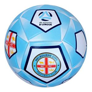 A League Melbourne City Mini Supporter Soccer Ball