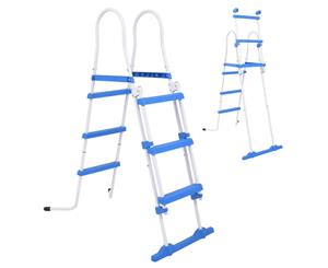 Above-Ground Pool Safety Ladder with 3 Steps Non-Slip Pool Steps 107cm