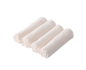 Absorbent Microfiber Cleaning Cloth4 Pack - Beige