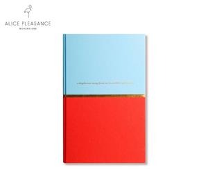 Alice Pleasance Wonderland Incredible Adventure Notebook - Red/Blue