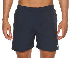 Arena Men's Fundamentals Boxer Swim Shorts - Navy/White