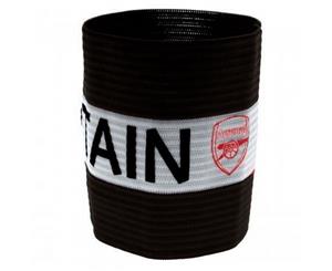 Arsenal Fc Official Captains Football Crest Sports Armband (Black) - SG1284