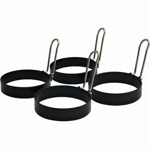 BBQ Buddy Egg Rings With Handle - 4 Pack