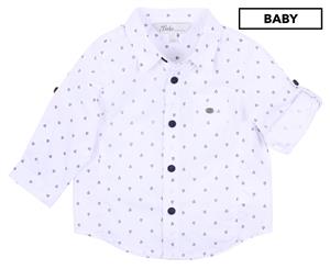 Bb By Minihaha Boys' Hudson Crown Shirt - White