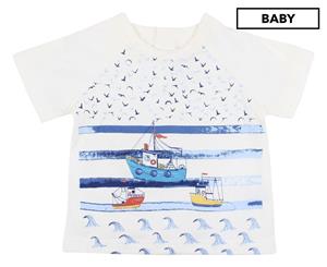Bb by Minihaha Baby Boys' Archer Tee / T-Shirt / Tshirt - Cloud
