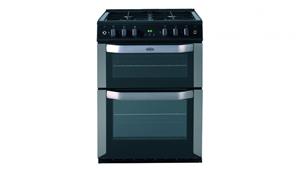 Belling 600mm Freestanding Natural Gas Twin Cavity Cooker - Stainless Steel