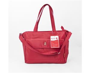 Bellotte Bear Tote Nappy Bag - Red