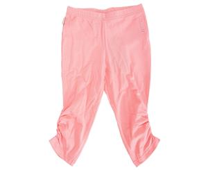 Bench Childrens/Girls Plain Littlewish Plain 3/4 Length Leggings (Pink) - KS162