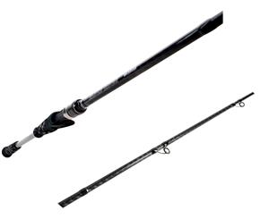 Bone Black River Hi-Modulus Graphite Baitcaster Fishing Rod (Length/Line Rating6ft/10-20lb)